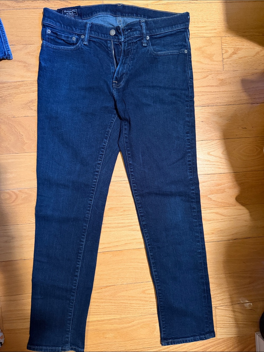 Abercrombie & fitch dark blue  Wash Skinny Jeans - Classic Dark Blue Denim